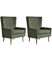 Green Armchairs