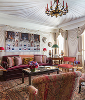 Room 15 Olympia Folly designed by Mark Hampton, LLC - Thumb