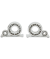 Steel Airplane Gear Bookends Thumbnail