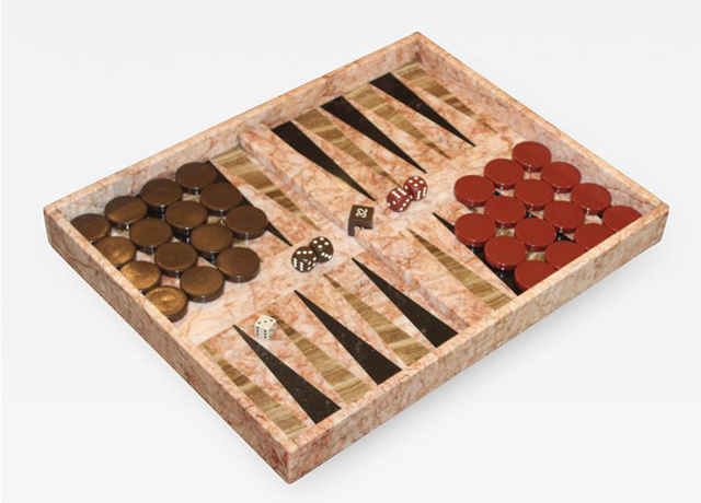 1970's Italian Marble Backgammon Set Thumb