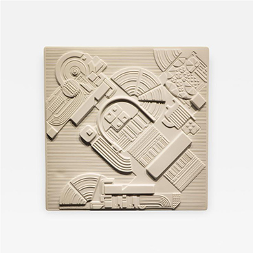 Eduardo Paolozzi Plaque for Rosenthal