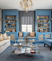 Palm Beach Showhouse Blue Lounge Thumb