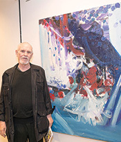 ASL Artist with Cool Colored Painting Thumbnail