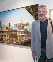 ASL Artist with Subway Track Painting Thumbnail