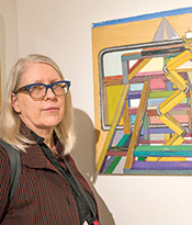 ASL Exhibition with Abstract Painting Thumbnail