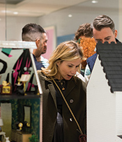 Dollhouse Beautiful_Guests admire the dollhouses Thumbnail