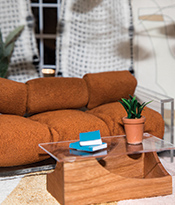 Dollhouse Beautiful_Living Room designed by Nicole Fuller Thumbnail