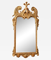 Carved and gilded mirror Thumbnail