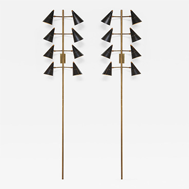 Gallery Walls 11_Stilnovo Rare Pair of Wall Lights