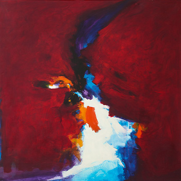 Gallery Walls 18_Ronaldo de Juan Large and powerful Abstract Expressionist painting