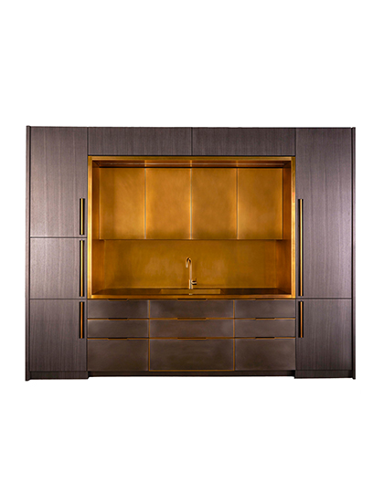 Amuneal_Metal-Kitchen-Brass-Niche-Koto-Wood_Main