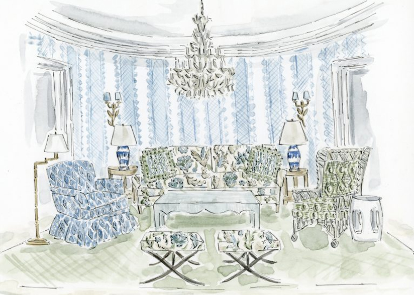 Kravet_Lee Jofa_Avondale Collection Sketch_Main Image
