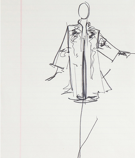 Guy Regal_Halston Sketches_Sketch 3