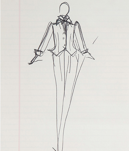 Guy Regal_Halston Sketches_Sketch 4