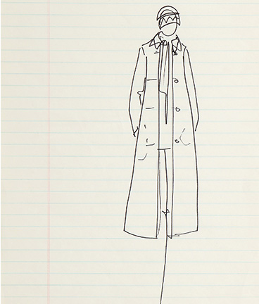 Guy Regal_Halston Sketches_Sketch 7