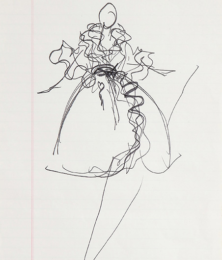 Guy Regal_Halston Sketches_Sketch 8