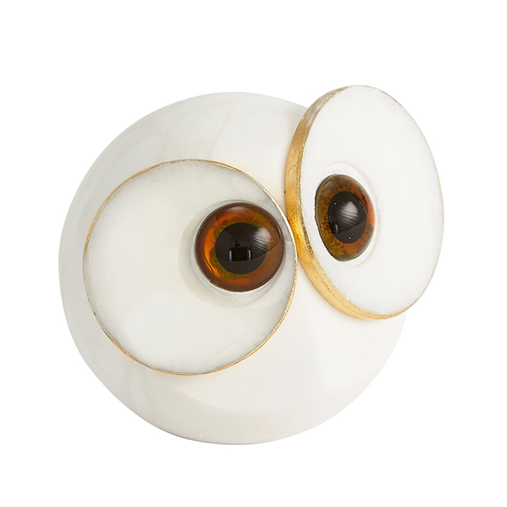 Global Views_Alabaster Big Eyed Owl_Main Image