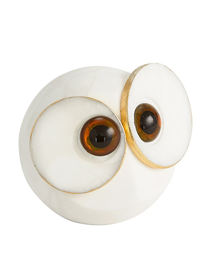 Global Views_Alabaster Big Eyed Owl_Thumbnail Image